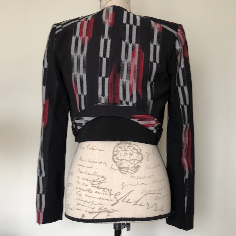 BCBG Maxazria Cropped Moto Jacket - Picture 8 of 8